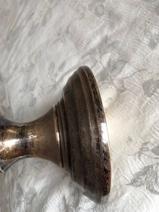 Meraviglioso centrotavola in cristallo e argento