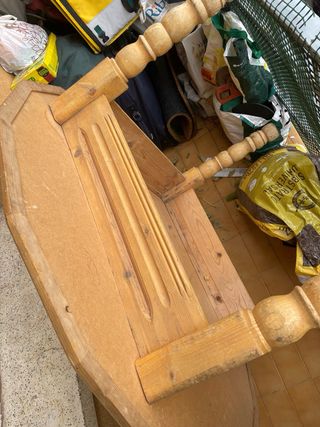MESA MADERA REDONDA 