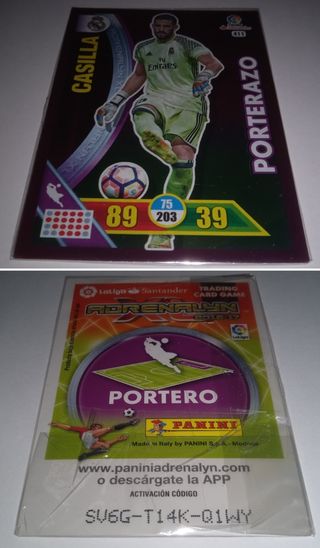 Cromo Adrenalyn XL/Casilla/2016-17