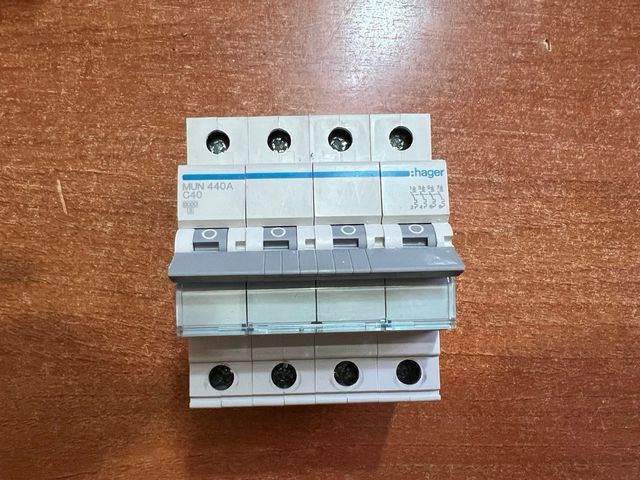 Magnetotérmico automatico 40A trifásico (nuevo)