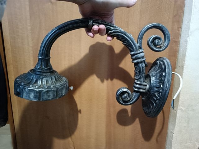 Lampade applique parete ferro