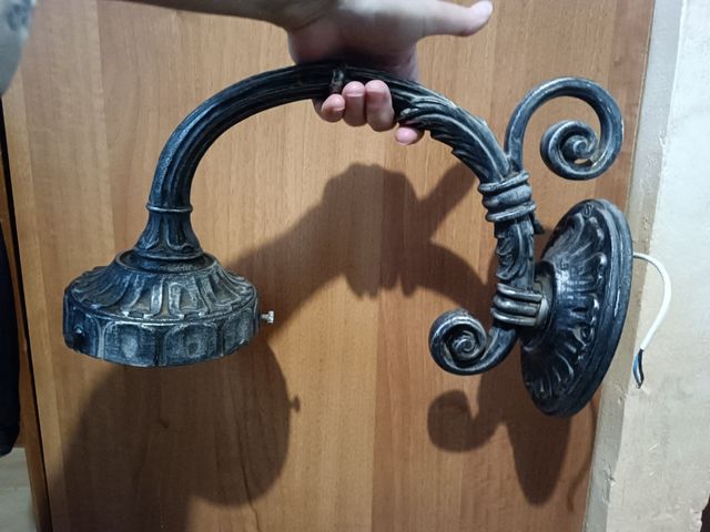 Lampade applique parete ferro