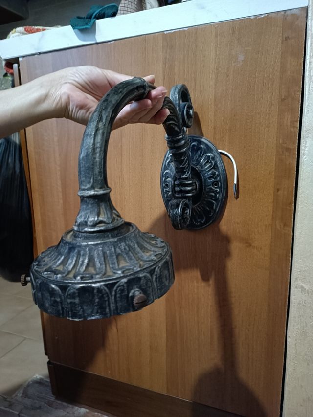 Lampade applique parete ferro