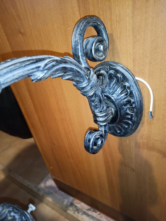 Lampade applique parete ferro