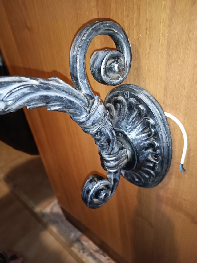 Lampade applique parete ferro