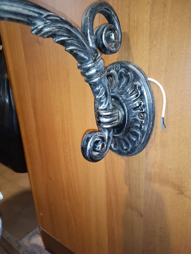 Lampade applique parete ferro