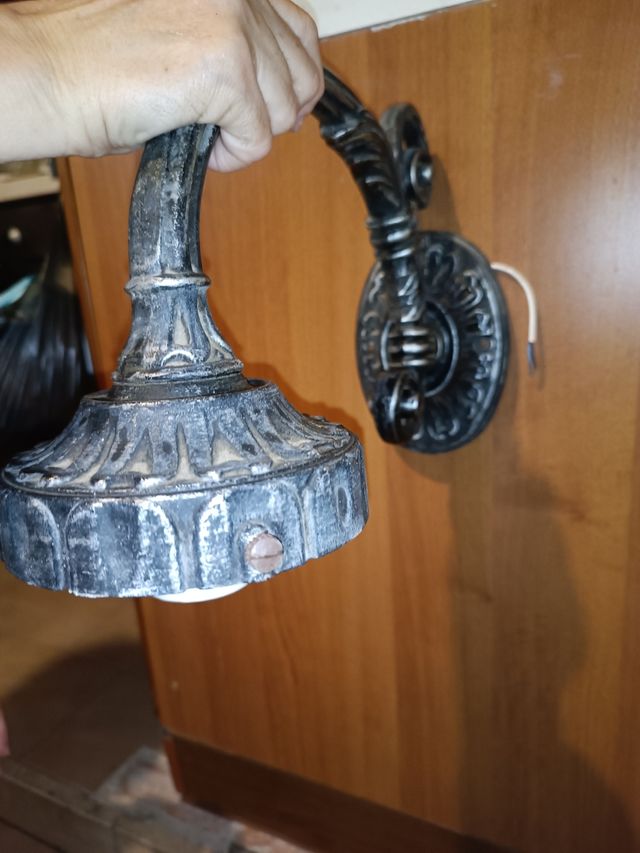 Lampade applique parete ferro