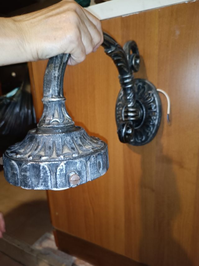 Lampade applique parete ferro