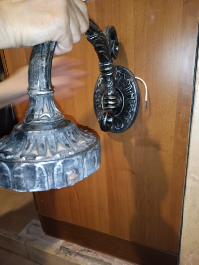 Lampade applique parete ferro