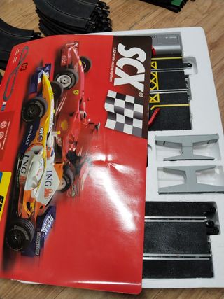 Scalextric C3 F1 circuito con pit lane