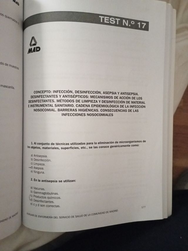 Auxiliar de enfermería