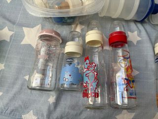 Biberones Chicco Nuk cristal vidrio