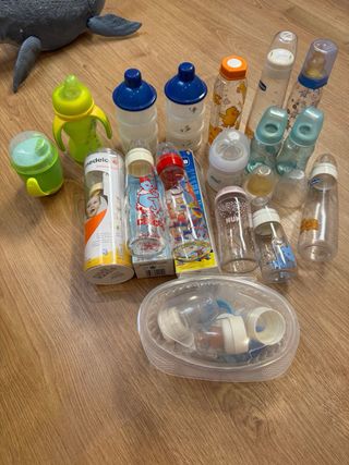 Biberones Chicco Nuk cristal vidrio