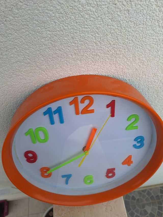 Orologio da parete multicolor