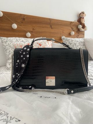 Bolso negro nuevo Zara