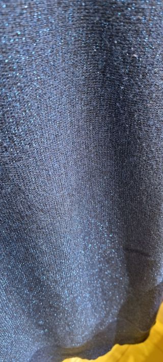 Jersey fino azul brillante