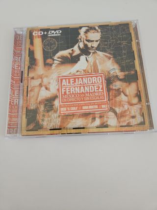 Cd + Dvd Alejandro Fernández 