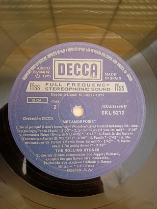 The Rolling Stones "Metamorphosis". Lp