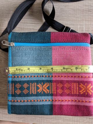 Bolso pequeño de cuadros 