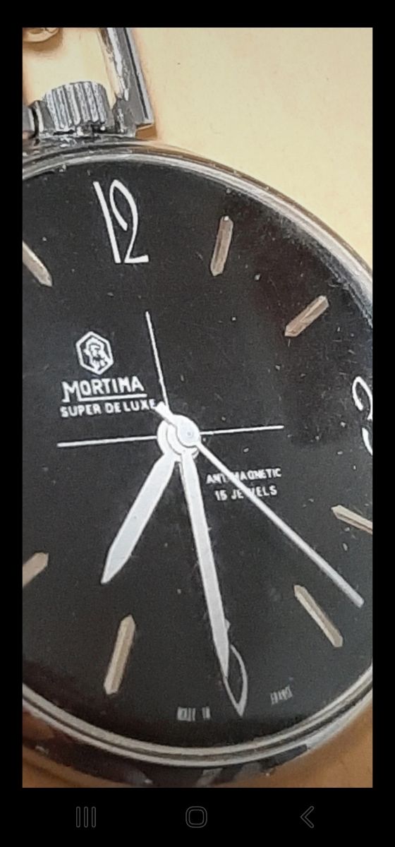 MORTIMA Raro Orologio da Tasca