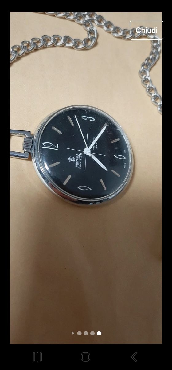 MORTIMA Raro Orologio da Tasca