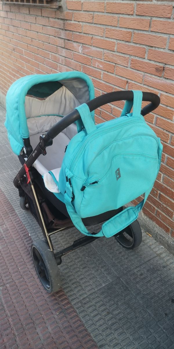 Carrito bebe casual play Azul