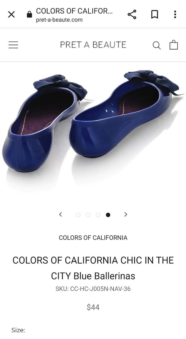 Scarpe ballerine num 38 - Colors of California