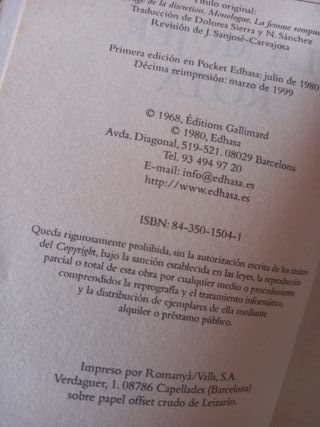 Simone de Beauvoir - Lote de 2 libros