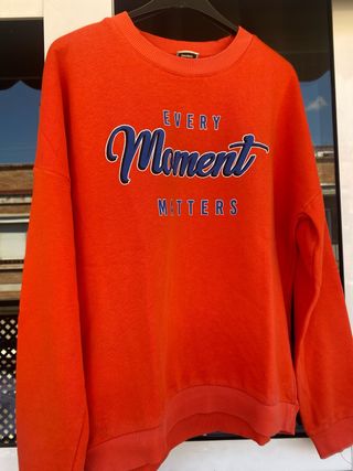 Sudadera roja niña talla S