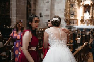Vestido novia año 2023 aire barcelona