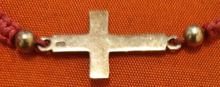 Pulsera de plata forma Cruz