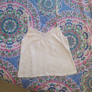 Amichi Top blanco de verano talla L