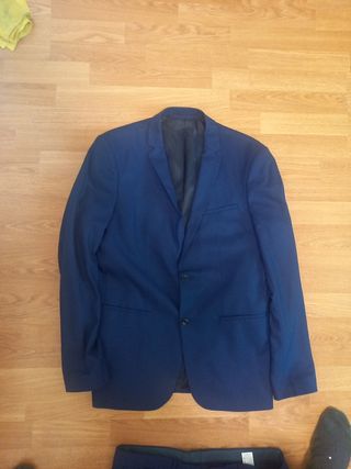 Traje Zara Azul