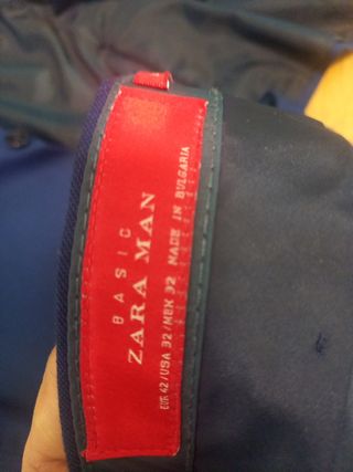 Traje Zara Azul