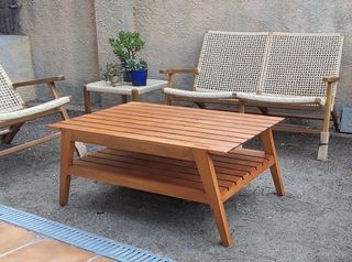 Mesa de ext. en teca, de Pilma. Nueva.