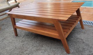 Mesa de ext. en teca, de Pilma. Nueva.