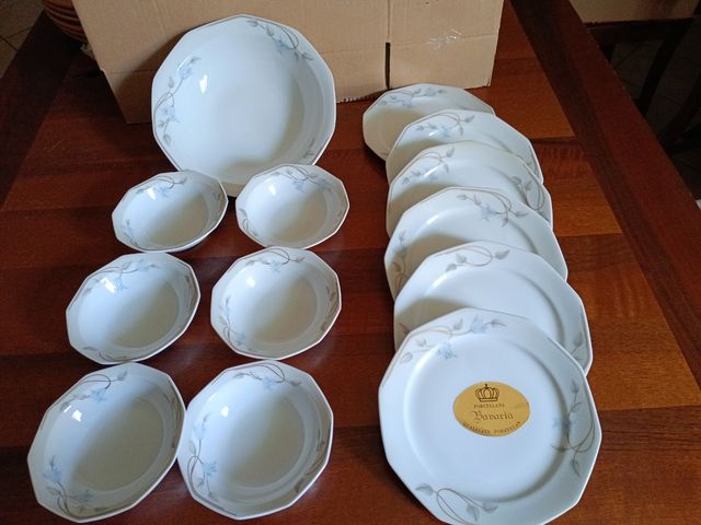 Servizio piatti torta + servizio Macedonia