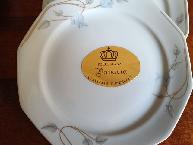 Servizio piatti torta + servizio Macedonia