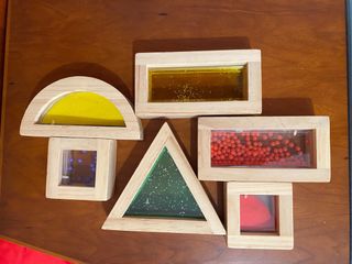 Bloques sensoriales de madera