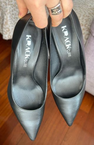 Zapatos negros 38, salón 
