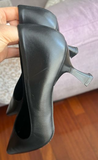 Zapatos negros 38, salón 