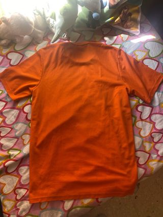 camisa adidas naranja vintaje