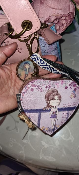 Bolso + monedero + llavero