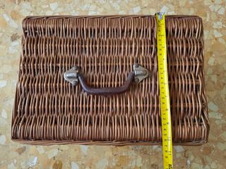 Cesta mimbre  camping