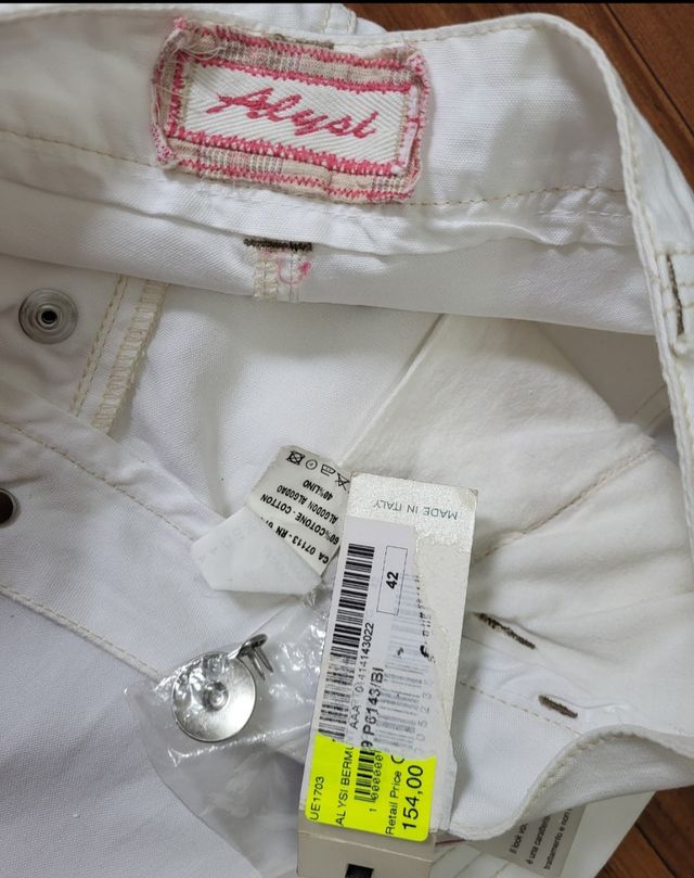 Bermuda ALYSI lino e cotone mis.42/44