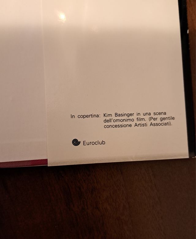 Libro Nove Settimane e Mezzo