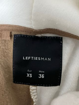 Sudadera Urban Lefties Marron y Blanco
