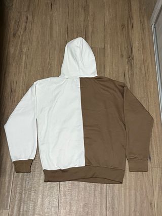 Sudadera Urban Lefties Marron y Blanco