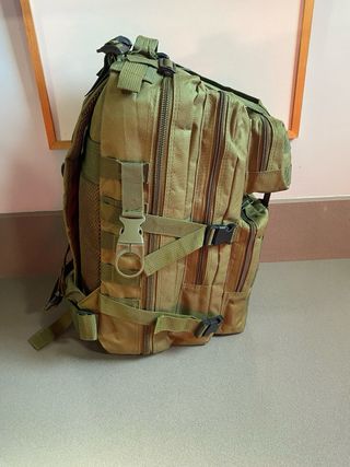 Mochila militar verde