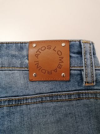 Shorts donna jeans effetto vintage